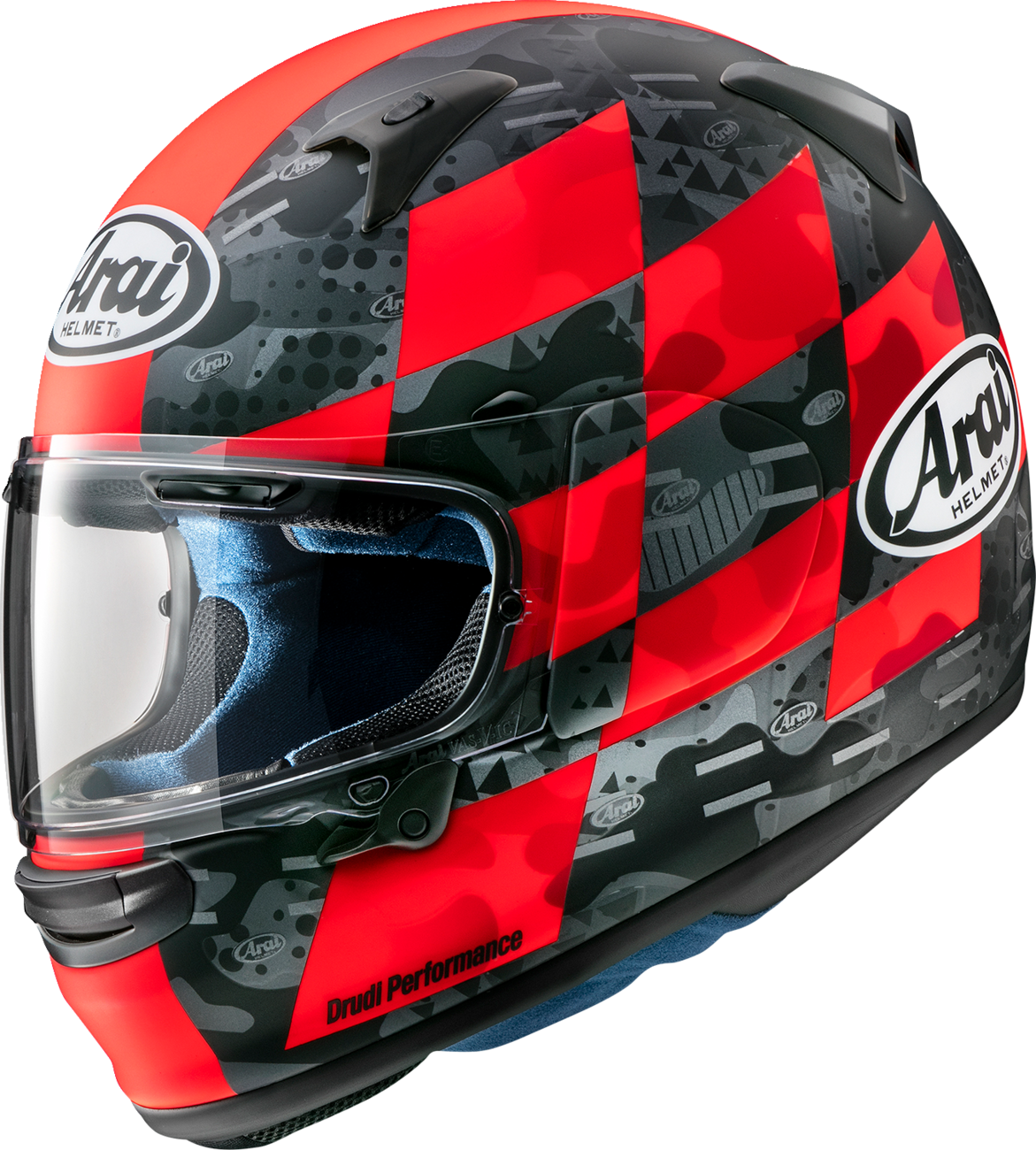 ARAI Regent-X Motorcycle Helmet - Patch - Red Frost - Small 0101-15834