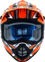 AFX FX-17Y Motorcycle Helmet - Butterfly - Matte Orange - Small 0111-1381