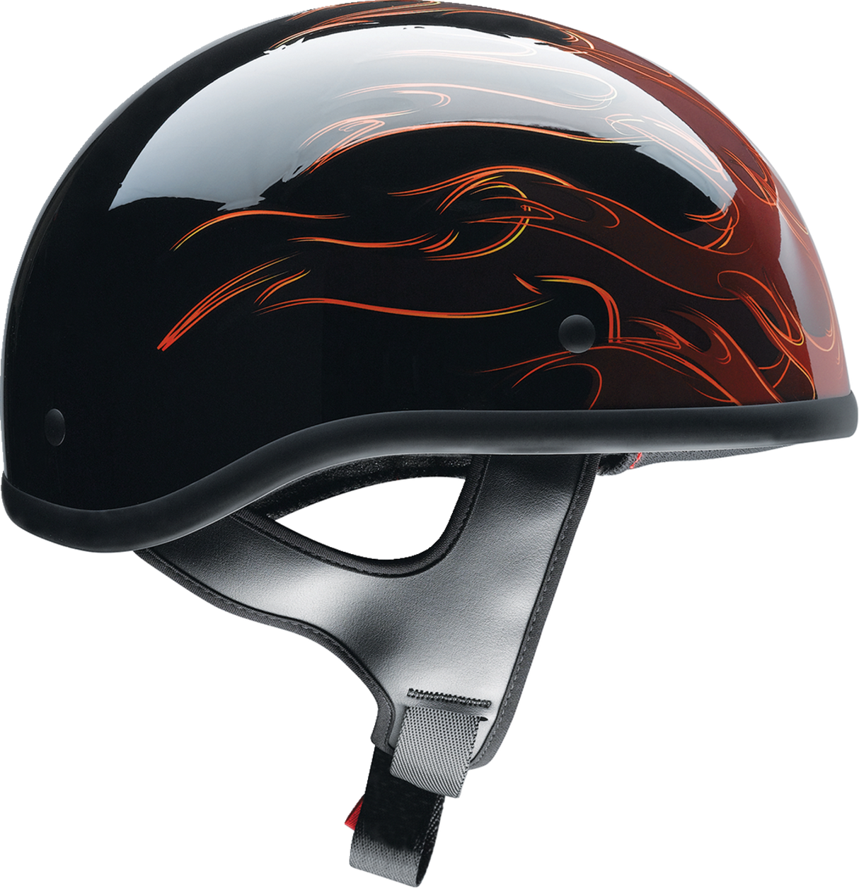 Z1R CC Beanie Motorcycle Helmet - Hellfire - Red - Small 0103-1325