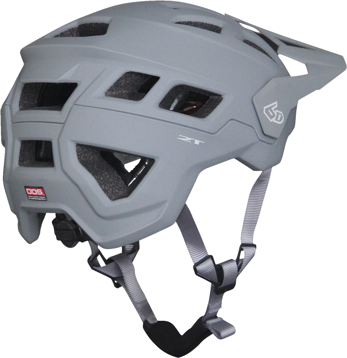 6D ATB-2T Bicycle Helmet - Ascent - Gray Matte - XL/2XL 23-0088