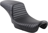 LE PERA Kickflip Daddy Long Legs Seat - Pleated - Black - FX '06+ LK-591DLPT