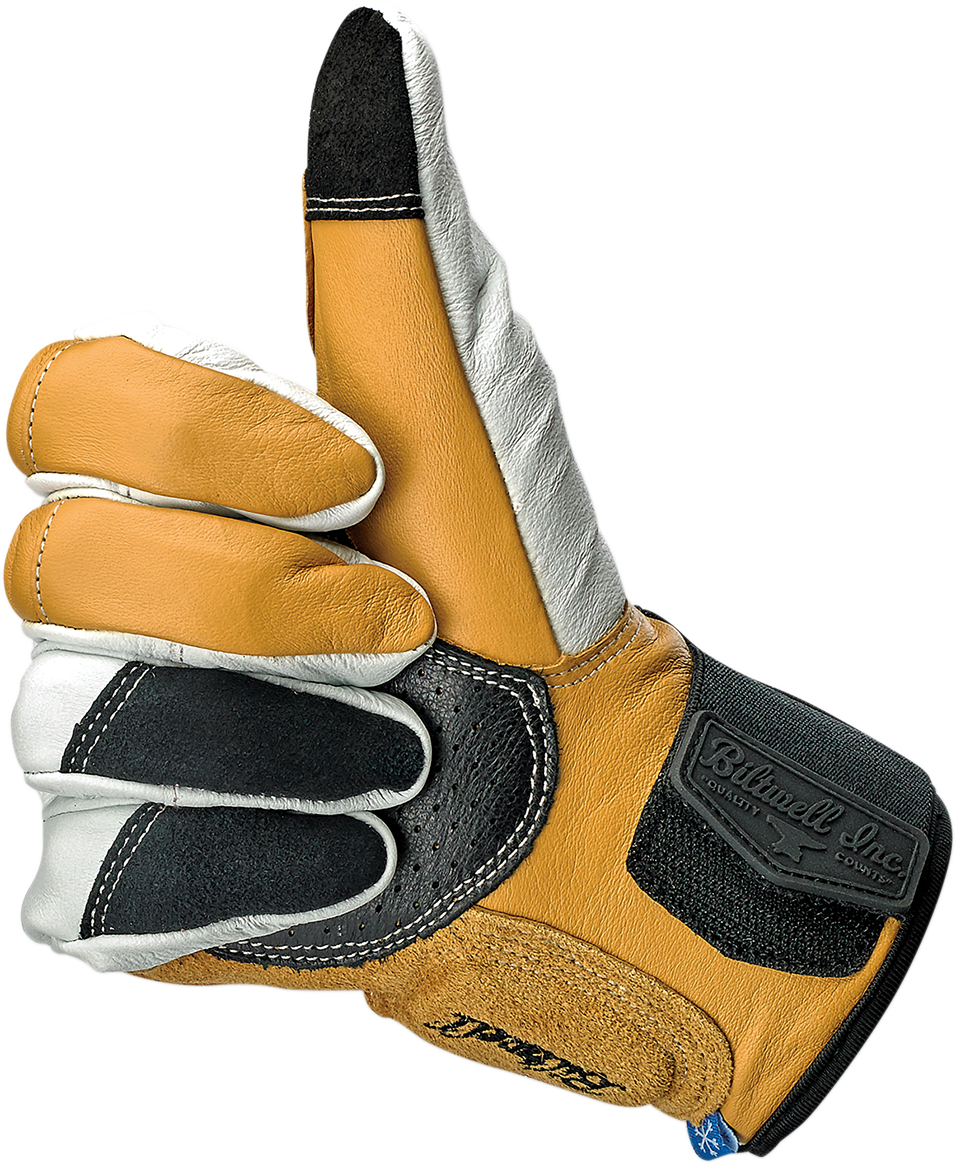 BILTWELL Belden Gloves - Cement - Small 1505-0409-302