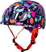 KALI Child Chakra Lighted Bicycle Helmet - Confetti - Gloss Teal - XS 0221022134