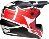 Z1R Youth Rise Motorcycle Helmet - Flame - Red - Large 0111-1447