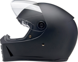 BILTWELL Lane Splitter Helmet - Flat Black - 2XL 1004-201-506