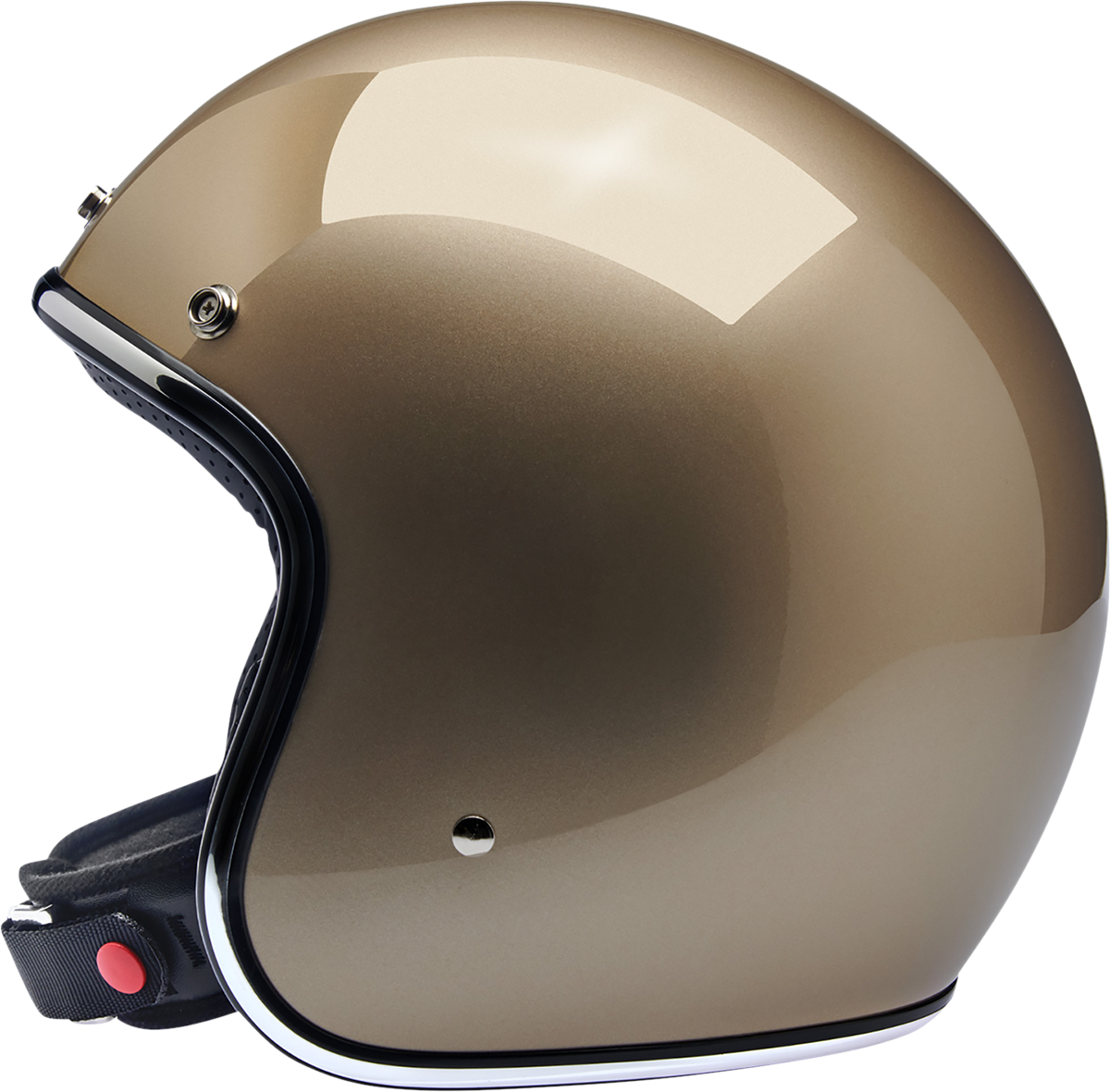 BILTWELL Bonanza Motorcycle Helmet - Metallic Champagne - Small 1001-328-202