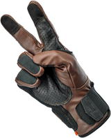 BILTWELL Borrego Gloves - Chocolate/Black - XL 1506-0201-305