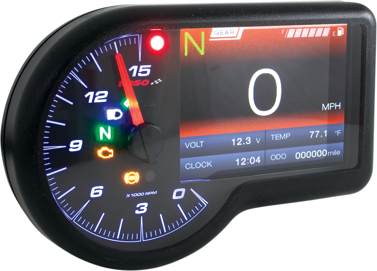 KOSO NORTH AMERICA RX-3 Gauge - Black BA071000