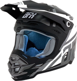 AFX FX-19R Motorcycle Helmet - Racing - Frost Gray - Medium 0110-7074