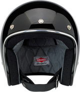 BILTWELL Bonanza Motorcycle Helmet - Gloss Black - XS 1001-101-201