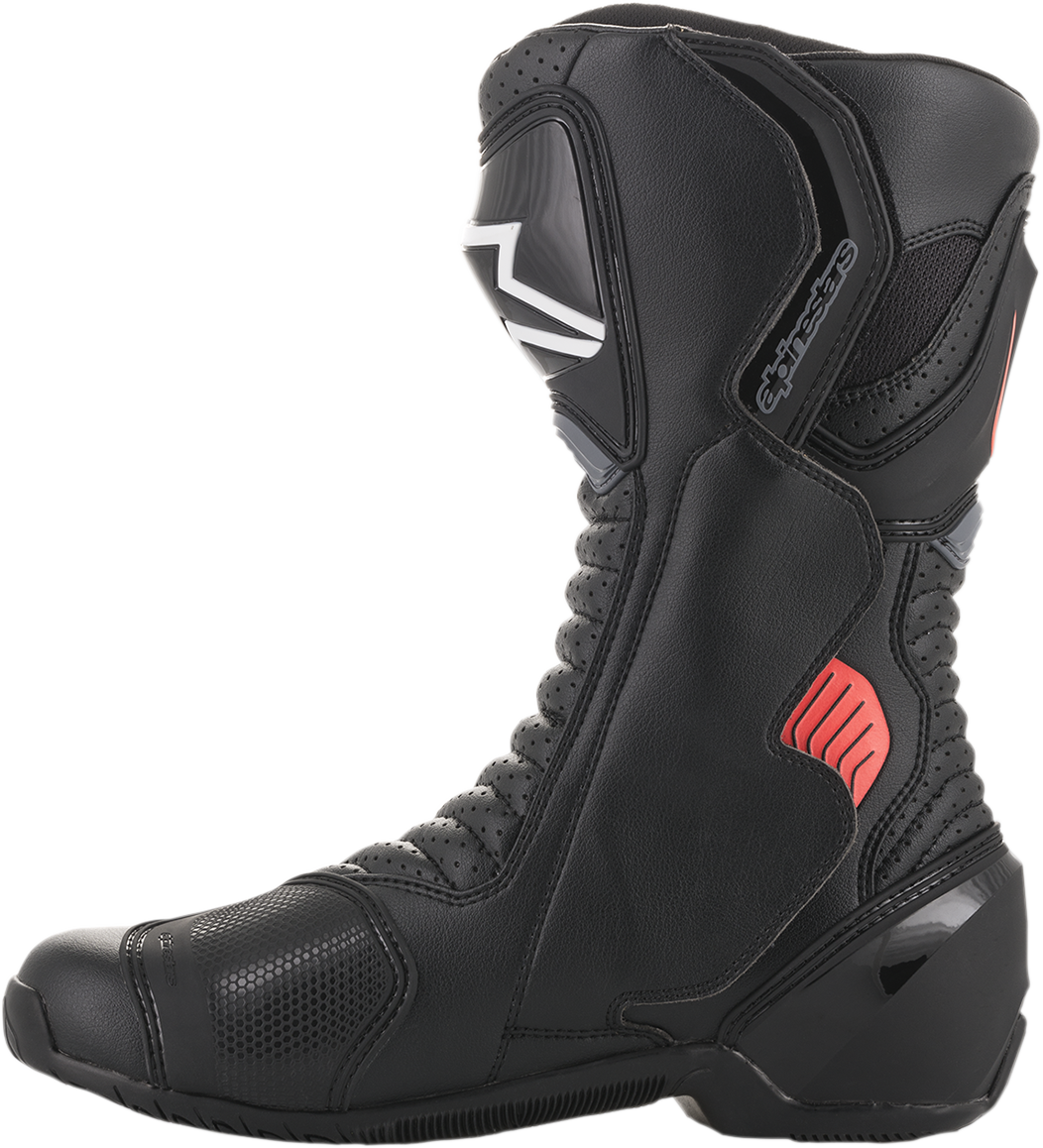 ALPINESTARS SMX-6 v2 Vented Boots - Black/Gray/Red - US 14 / EU 50 2223017-1133-50