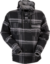 Z1R Timber Flannel Shirt - Black/Gray - Small 3040-2832