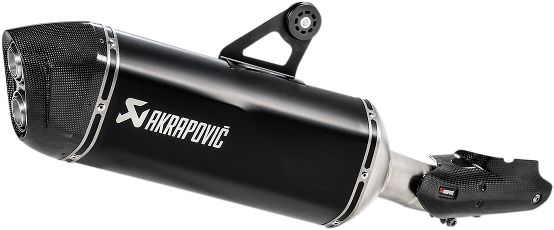 BMW R1250GS / Adventure 2019-2024 Exhaust Akrapovic Race Black Titanium S-B12SO23HAATBL