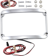 KLOCK WERKS License Plate Frame - Lighted - Chrome KWS-01-0089