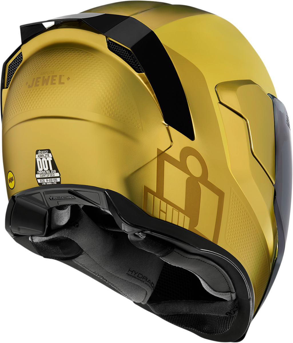 ICON Airflite™ Motorcycle Helmet - Jewel - MIPS® - Gold - 3XL 0101-13888