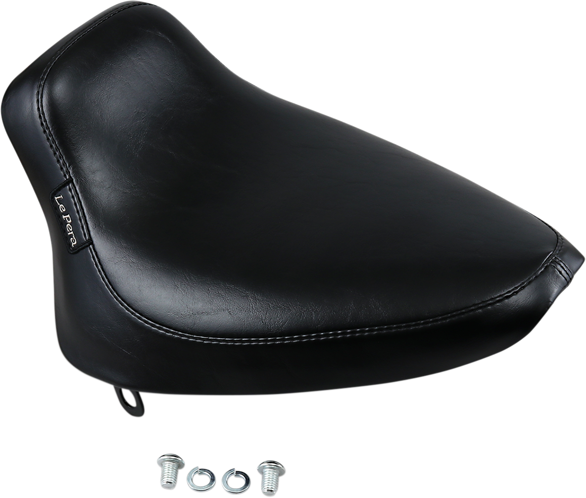 LE PERA Silhouette Solo Seat - Smooth - Black - Softail '84-'99 LGN-850