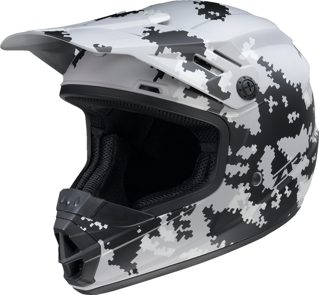 Z1R Youth Rise Motorcycle Helmet - Digi Camo - Gray - Large 0111-1456