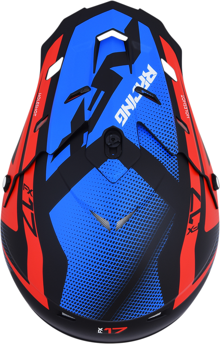 AFX FX-17/FX-17Y Peak - Holeshot - Matte Black/Red/White/Blue 0132-1185