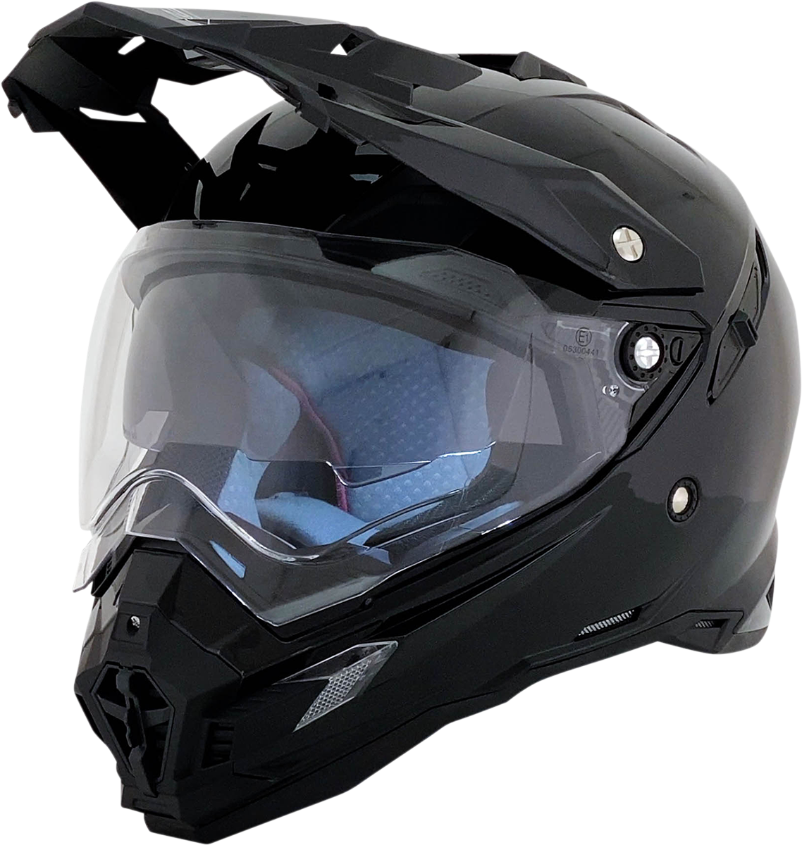 AFX FX-41DS Motorcycle Helmet - Gloss Black - Small 0110-3743