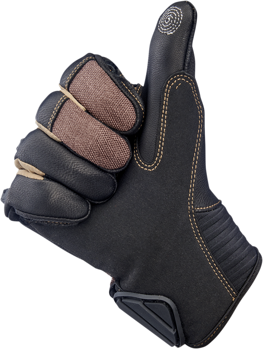 BILTWELL Bridgeport Gloves - Chocolate - XS 1509-0201-301