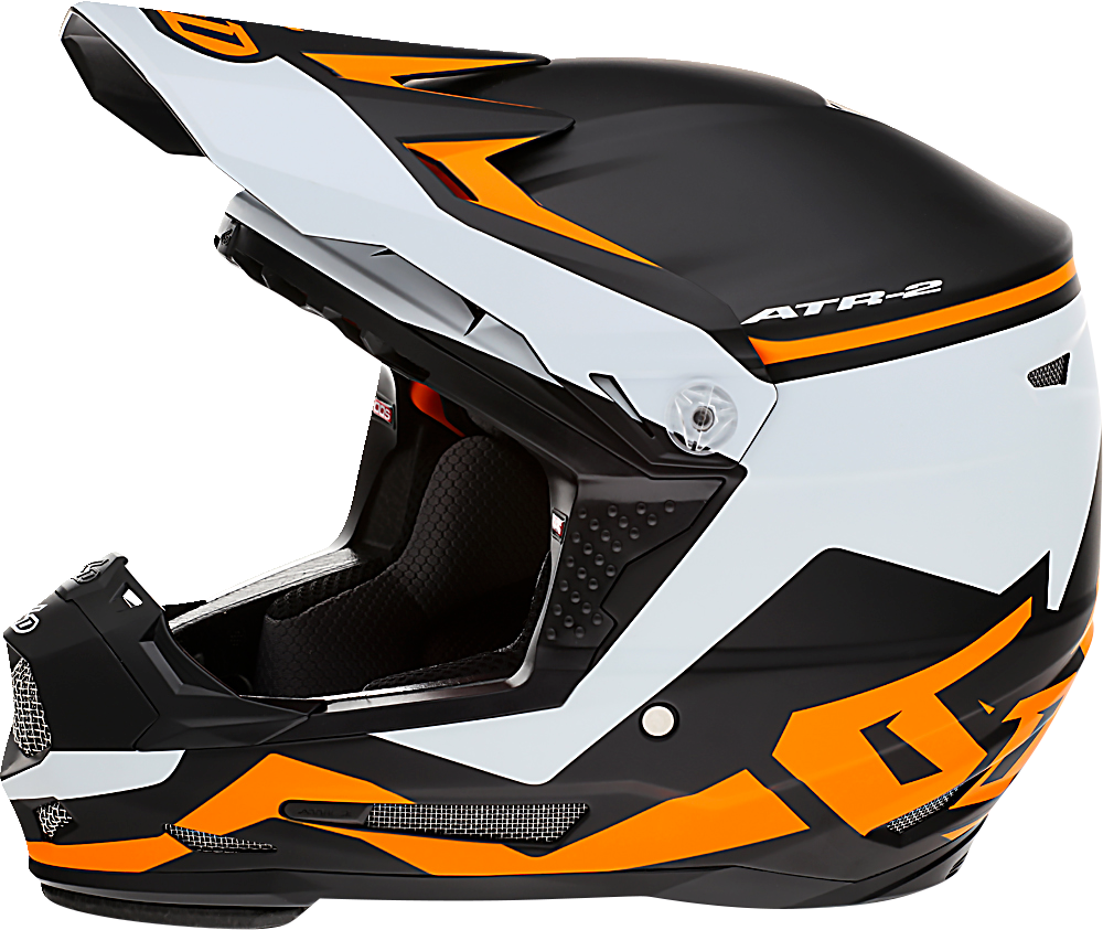 6D ATR-2Y Motorcycle Helmet - Drive - Neon Orange - Small 11-6310