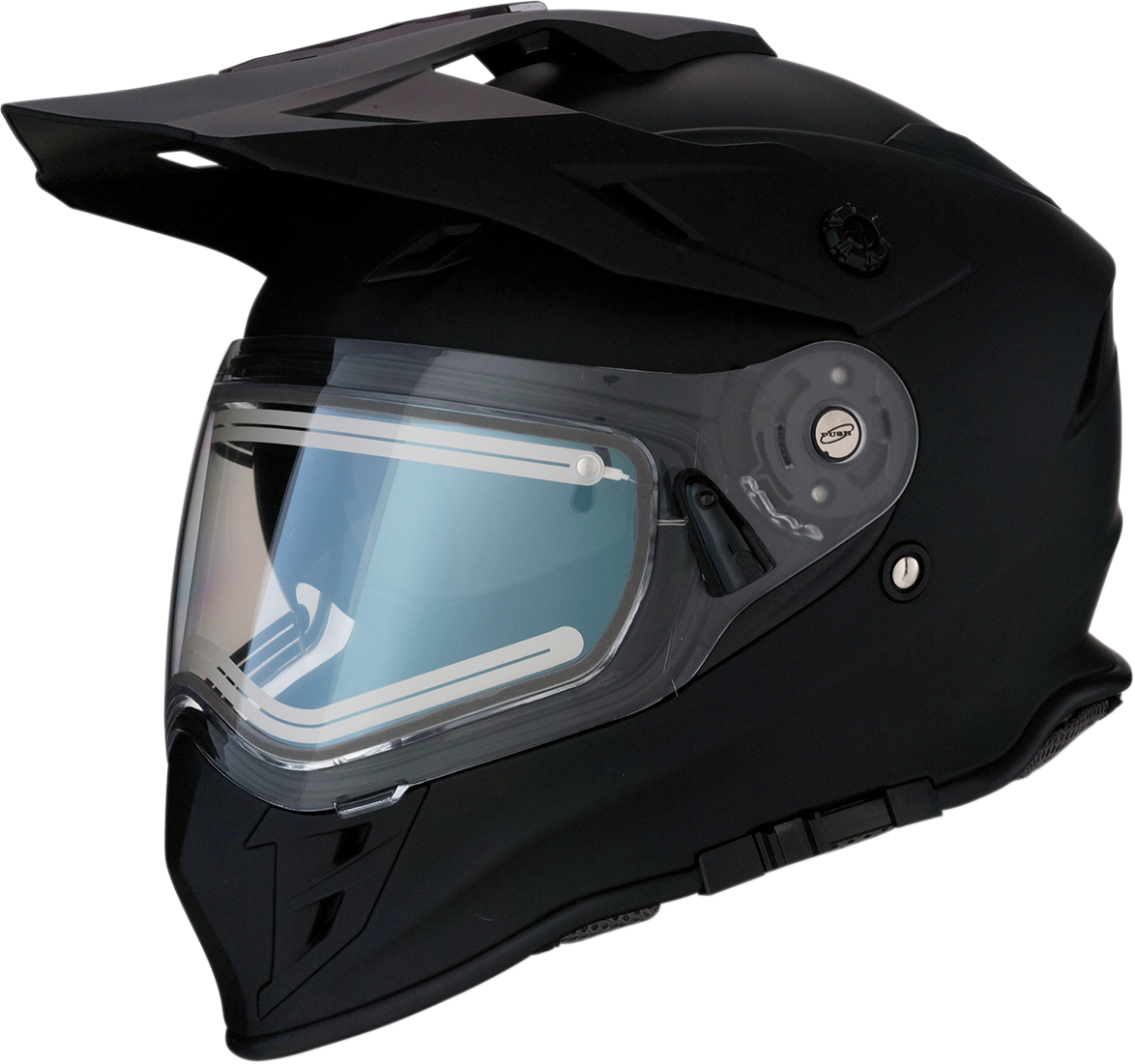 Z1R Range Snow Motorcycle Helmet - Electric - Flat Black - Large 0121-1135