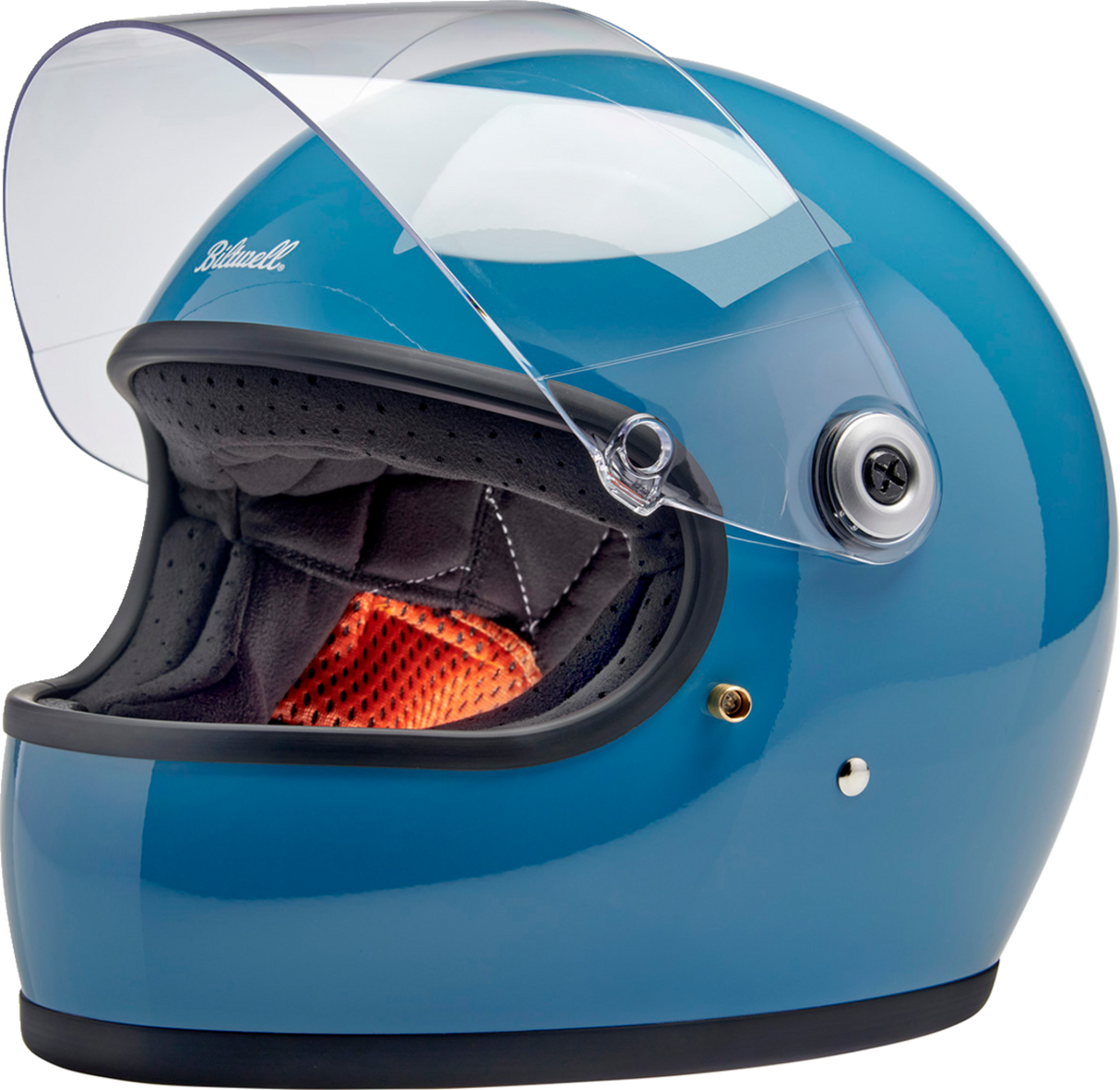 BILTWELL Gringo S Motorcycle Helmet - Gloss Dove Blue - XS 1003-165-501