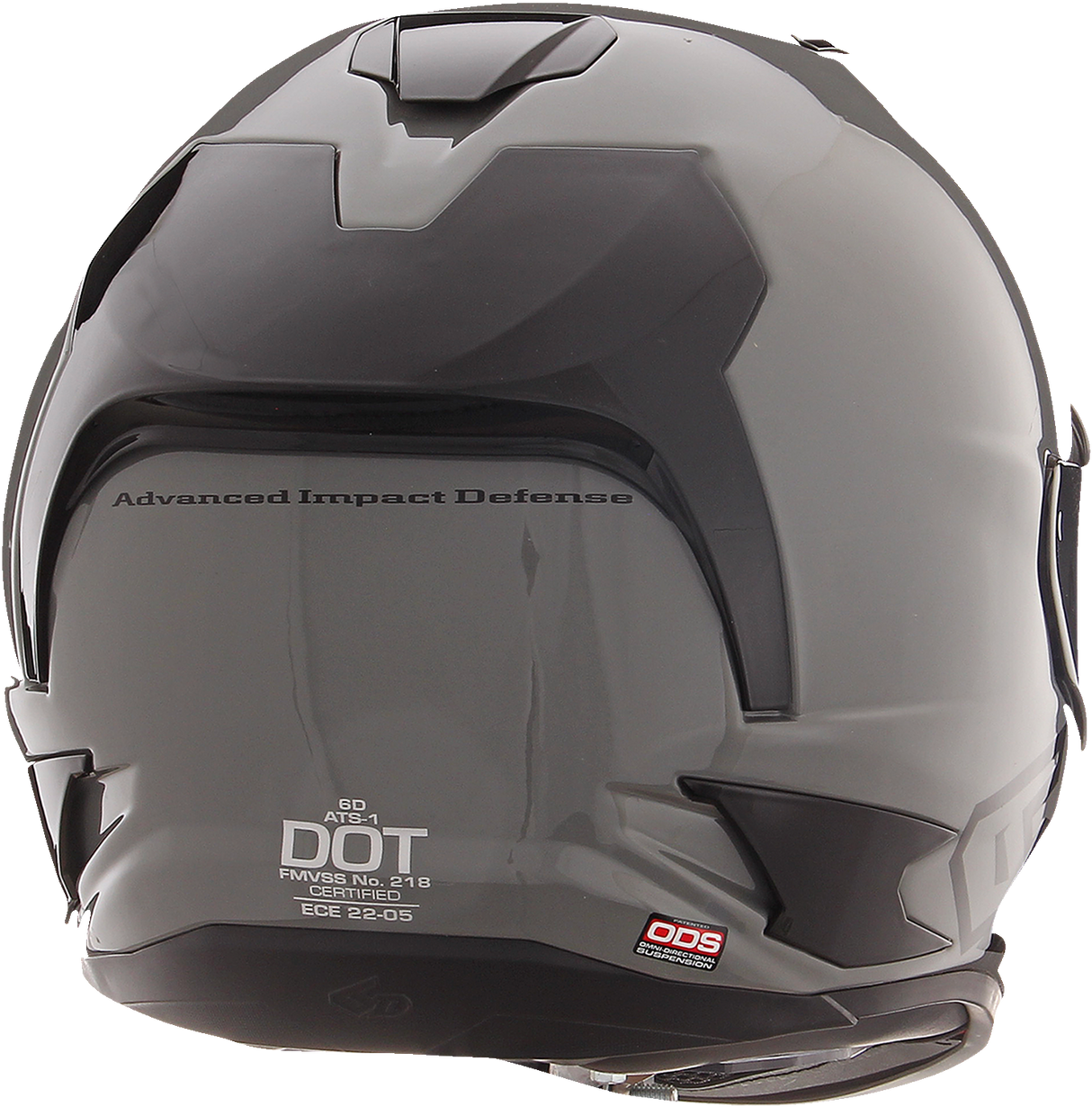 6D ATS-1R Motorcycle Helmet - Gloss Gray - Small 30-0975