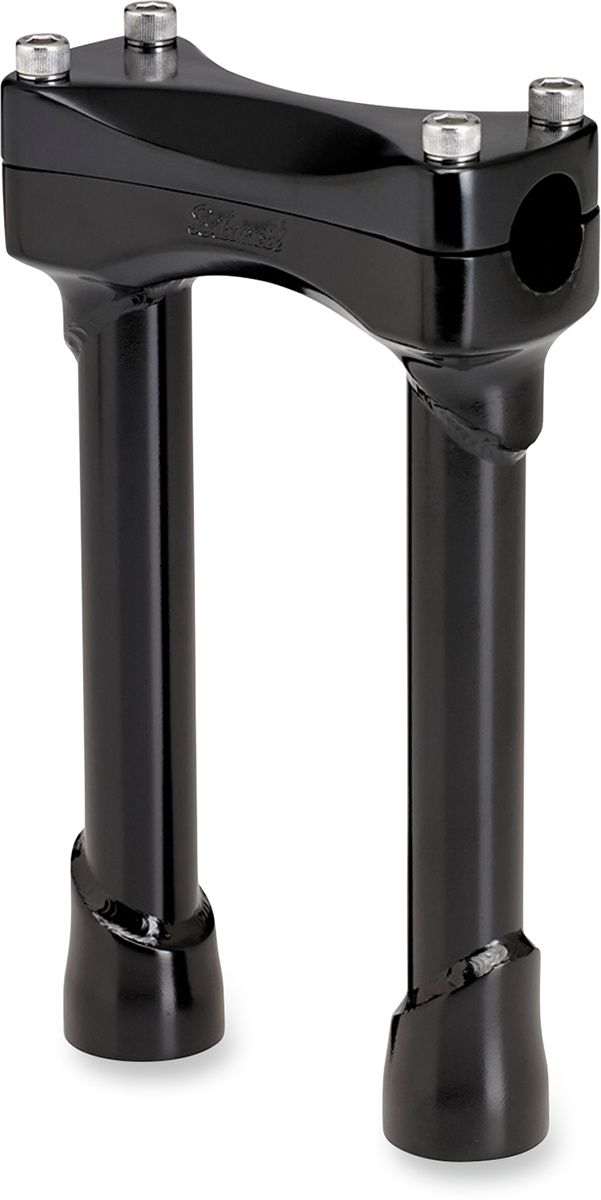 BILTWELL Risers - Murdock - 8" - Black 6403-201-08