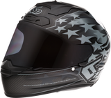 6D ATS-1R Motorcycle Helmet - Patriot - Black - Medium 30-0606