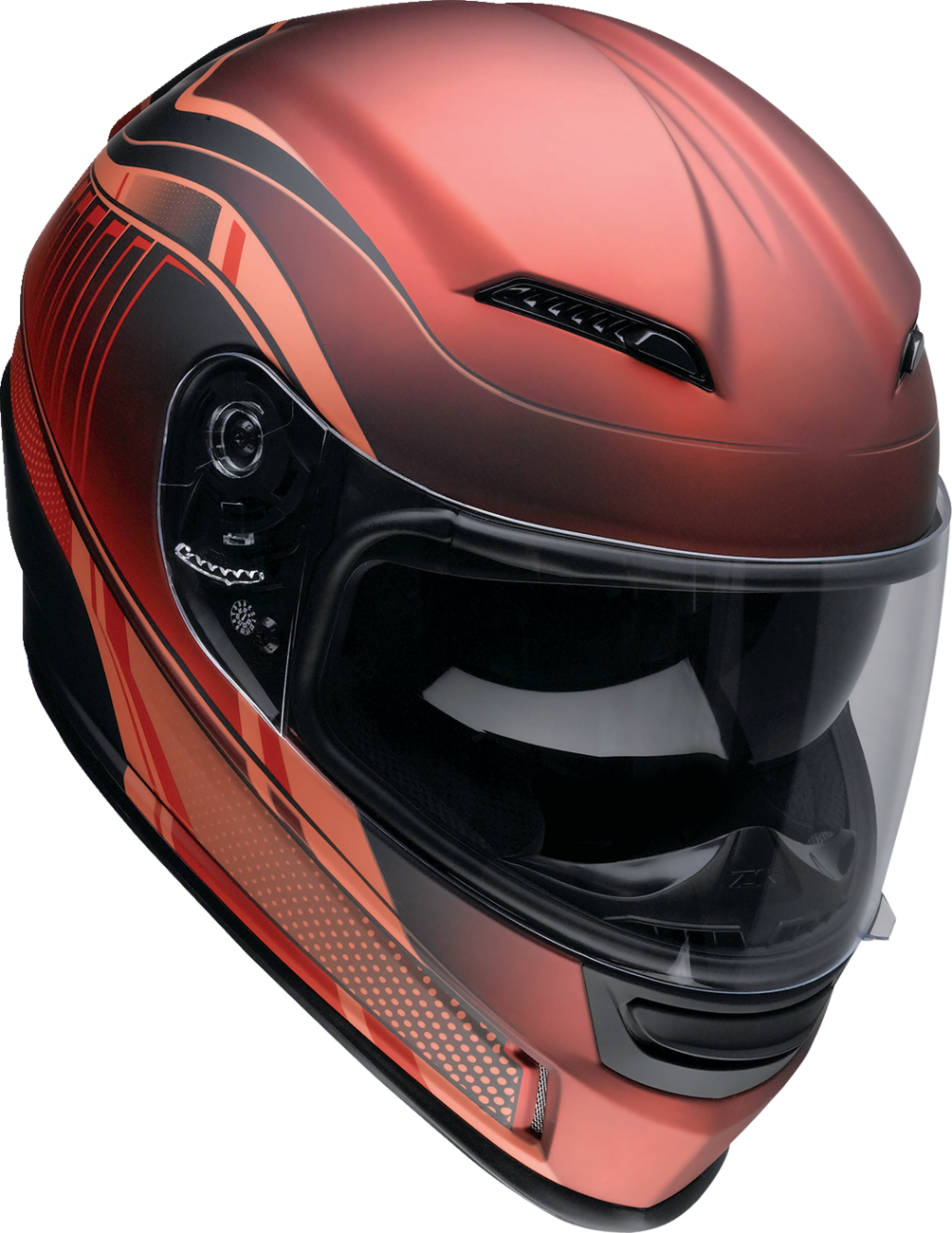 Z1R Jackal Motorcycle Helmet - Dark Matter - Red - XS 0101-14848