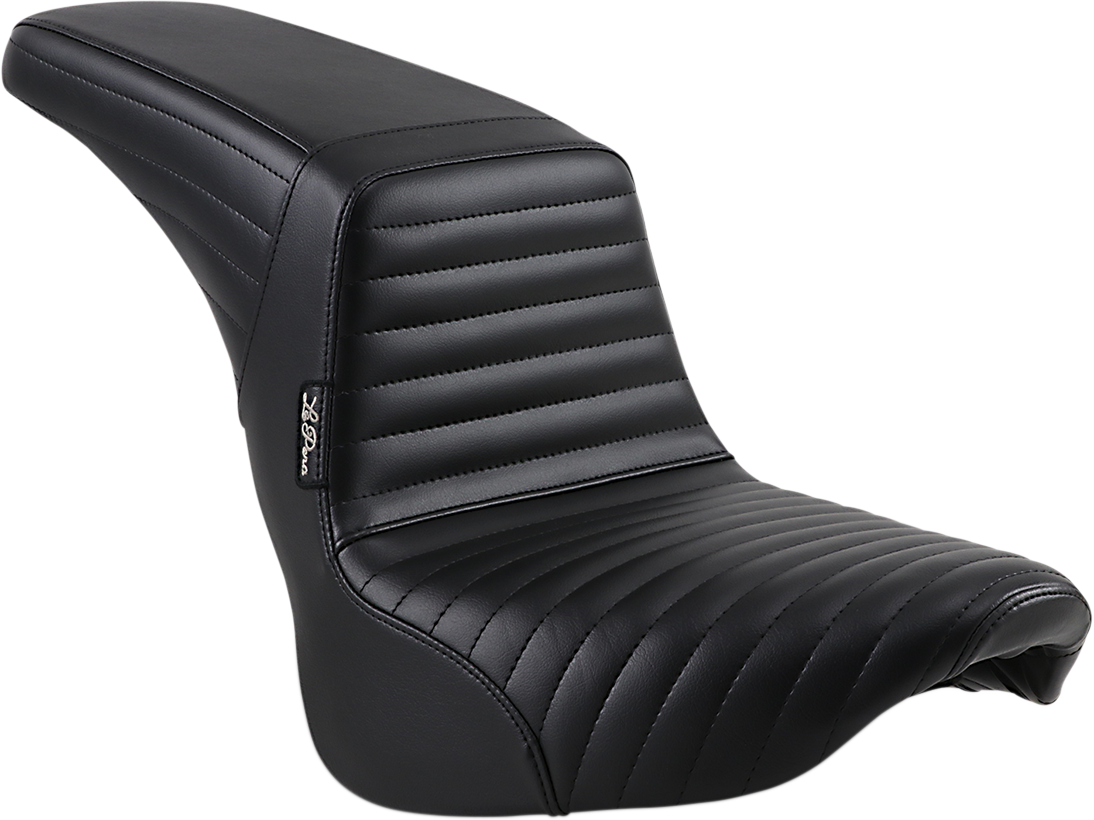 LE PERA Kickflip Seat - Pleated - Black - Softail '18-'21 LYB-590PT