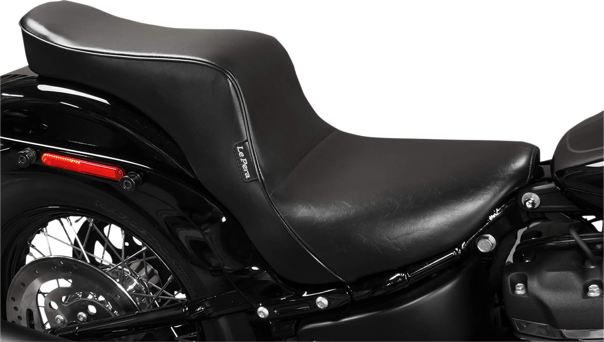 LE PERA Cherokee Seat - Smooth - Black - Softail '18+ LYB-020