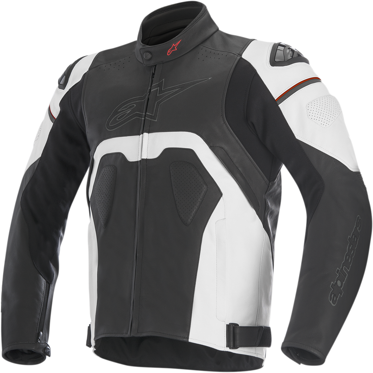 ALPINESTARS Core Leather Jacket - Black/White - US 44 / EU 54 3101316-12-54