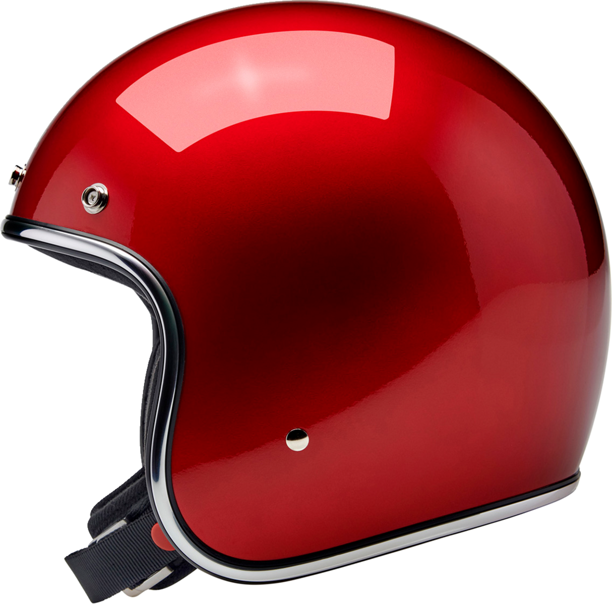 BILTWELL Bonanza Motorcycle Helmet - Metallic Cherry Red - Small 1001-351-202