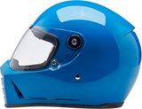 BILTWELL Lane Splitter Motorcycle Helmet - Gloss Tahoe Blue - XS 1004-129-501