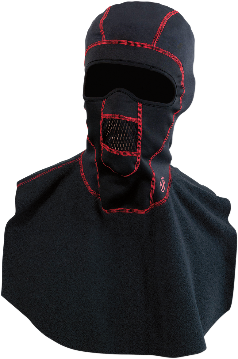 ARCTIVA Windshield Balaclava with Dickie - Black/Red - Large/XL 2503-0369