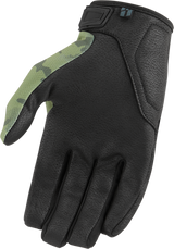 ICON Hooligan™ CE Gloves - Green Camo - Small 3301-4402