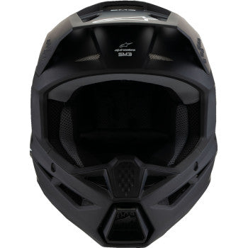 ALPINESTARS Youth SM3 Motorcycle Helmet - Solid - Matte Black - Small 8302225-110-YS