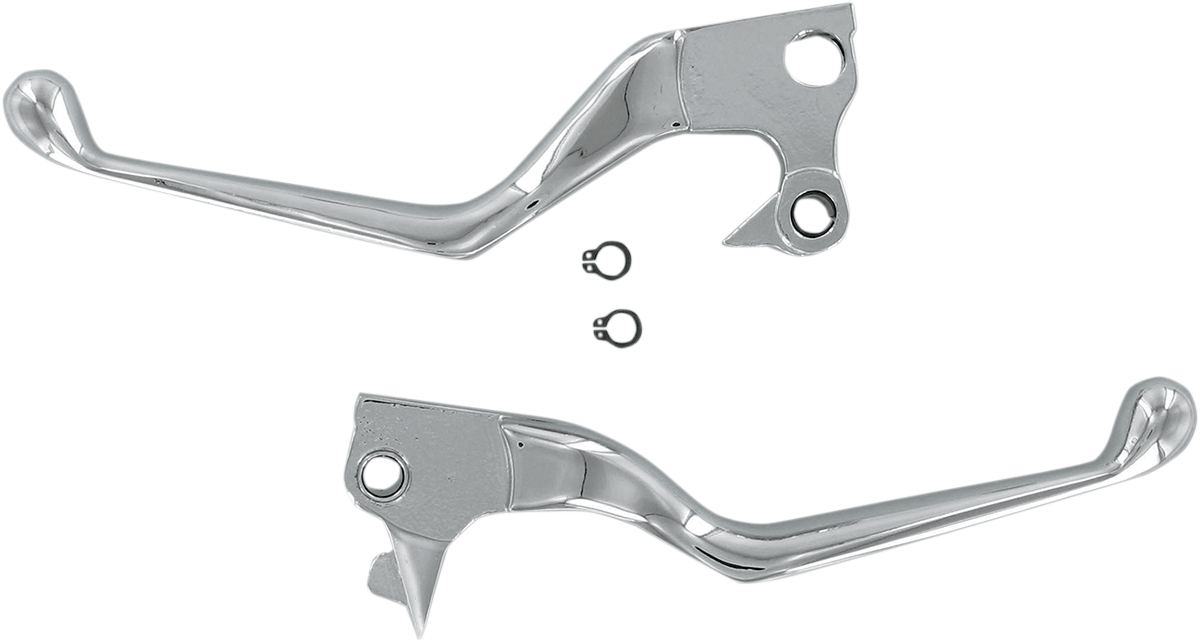 DRAG SPECIALTIES Lever Set - Chrome H07-0575