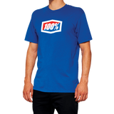 100% Official T-Shirt - Royal Blue - Large 20000-00017