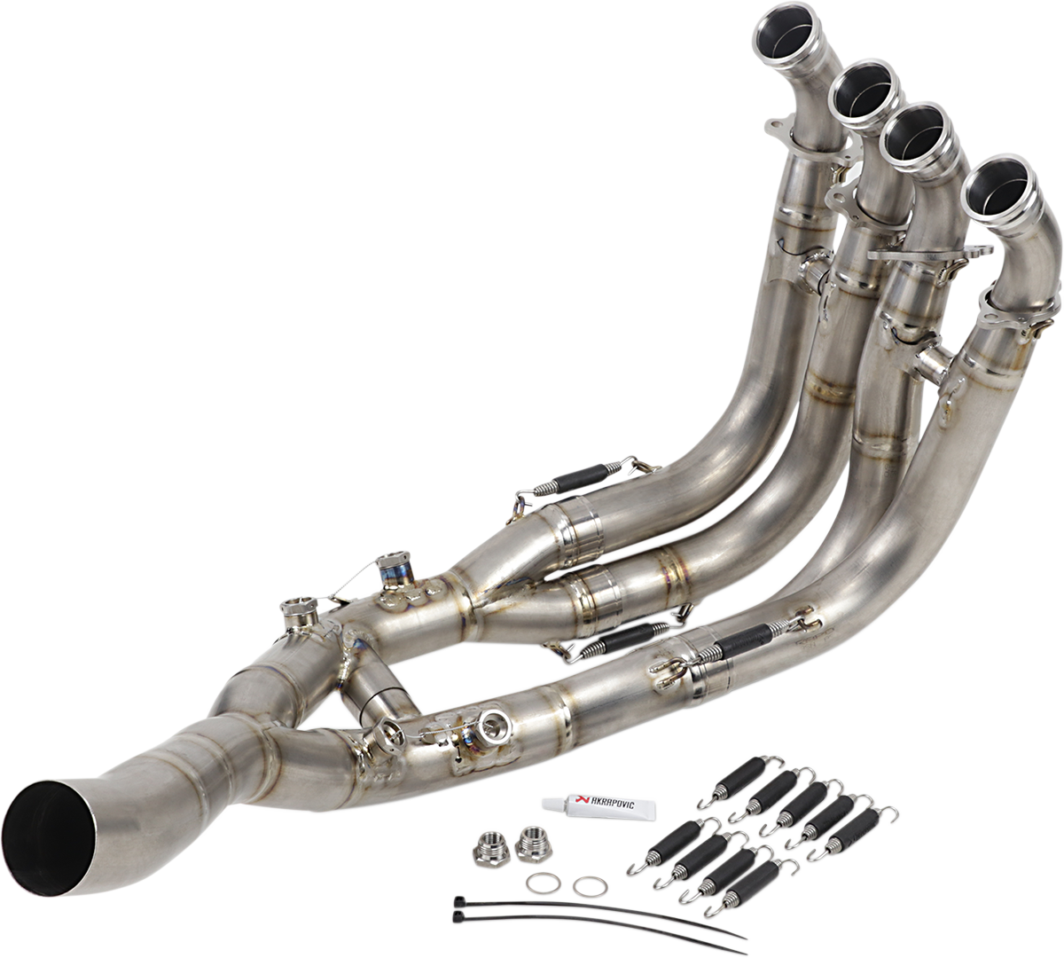 BMW S1000RR 2019-2024, M1000RR 2021-2024 Headers, Akrapovic Collector in Titanium E-B10E8