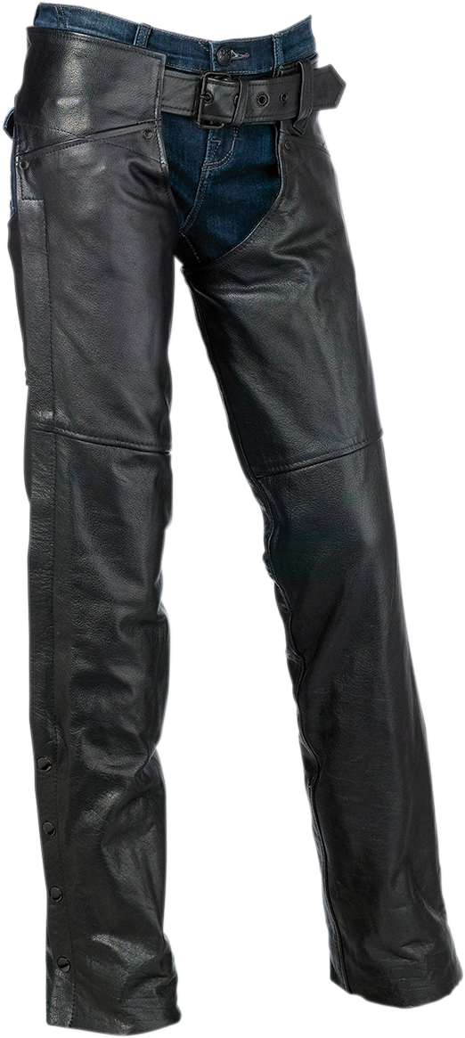 Z1R Women's Sabot Chaps - Black - Small 2815-0096