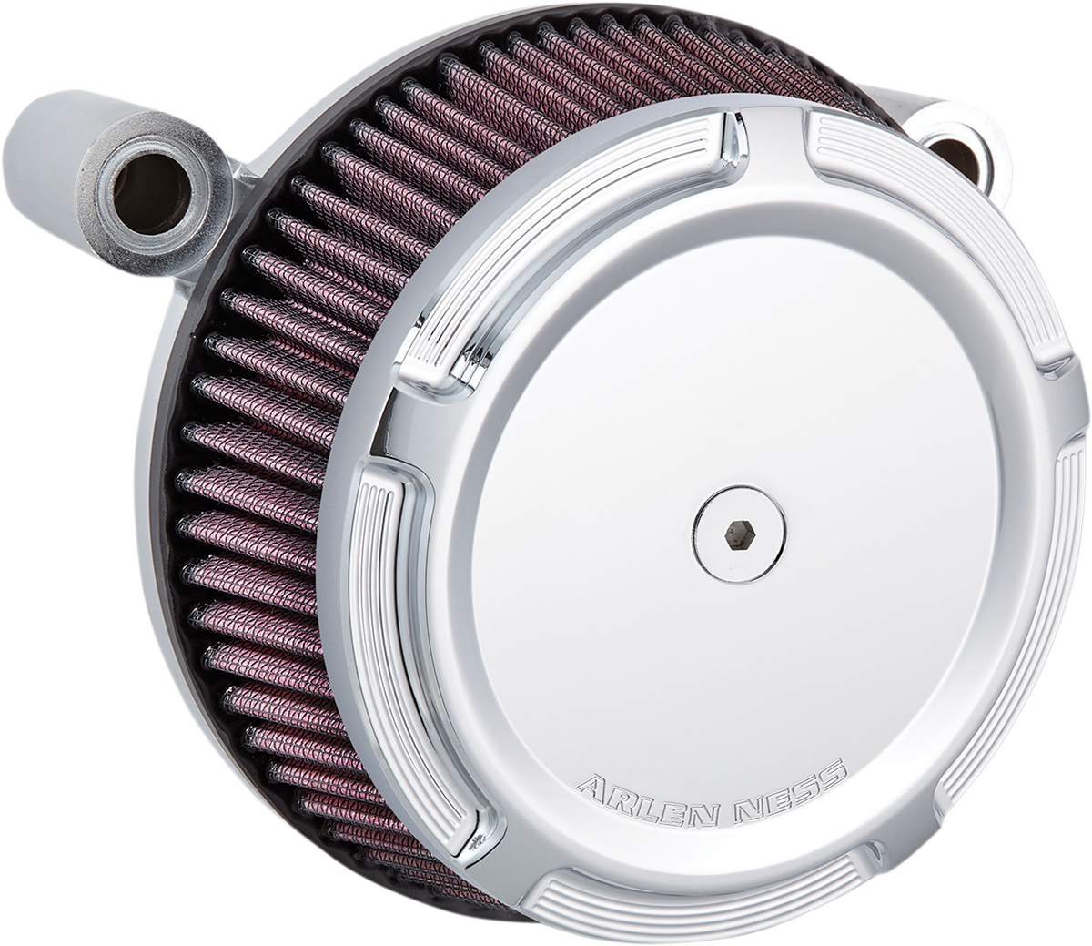 ARLEN NESS Beveled Synthetic Stage-1 Air Cleaner - Chrome - Twin Cam 50-846