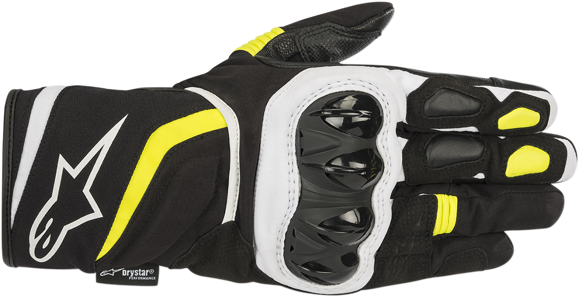 ALPINESTARS T-SP W Drystar® Gloves - Black/Fluo Yellow - 3XL 3527719-155-3X