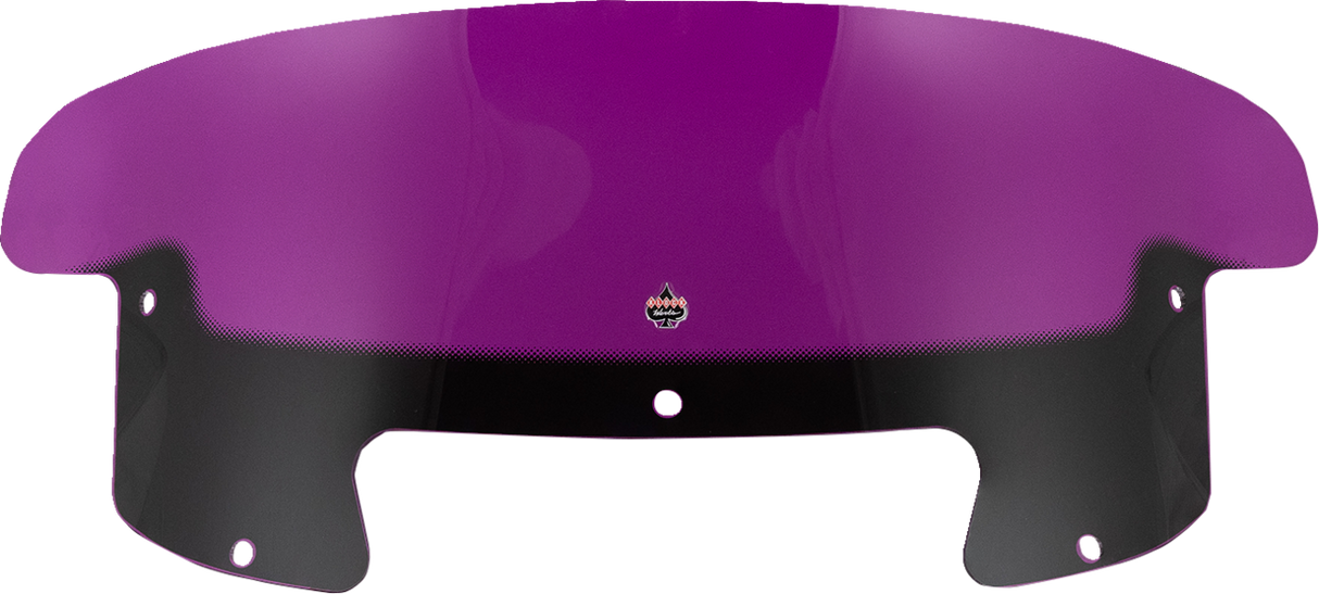 KLOCK WERKS Kolor Flare™ Windshield - 8" - Purple - Indian KWW-04-0624