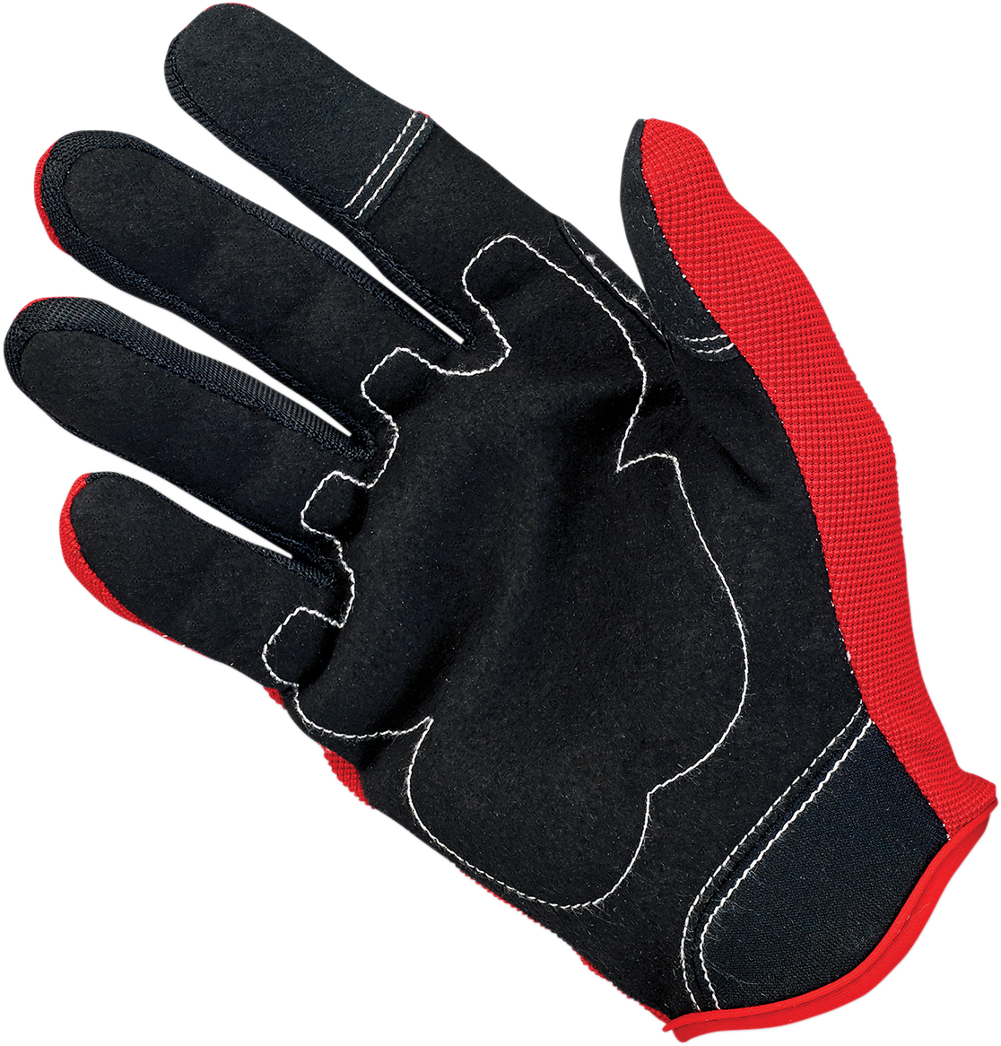 BILTWELL Moto Gloves - Red/Black/White - Medium 1501-0804-003