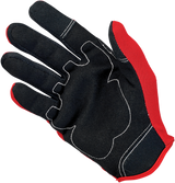 BILTWELL Moto Gloves - Red/Black/White - Medium 1501-0804-003