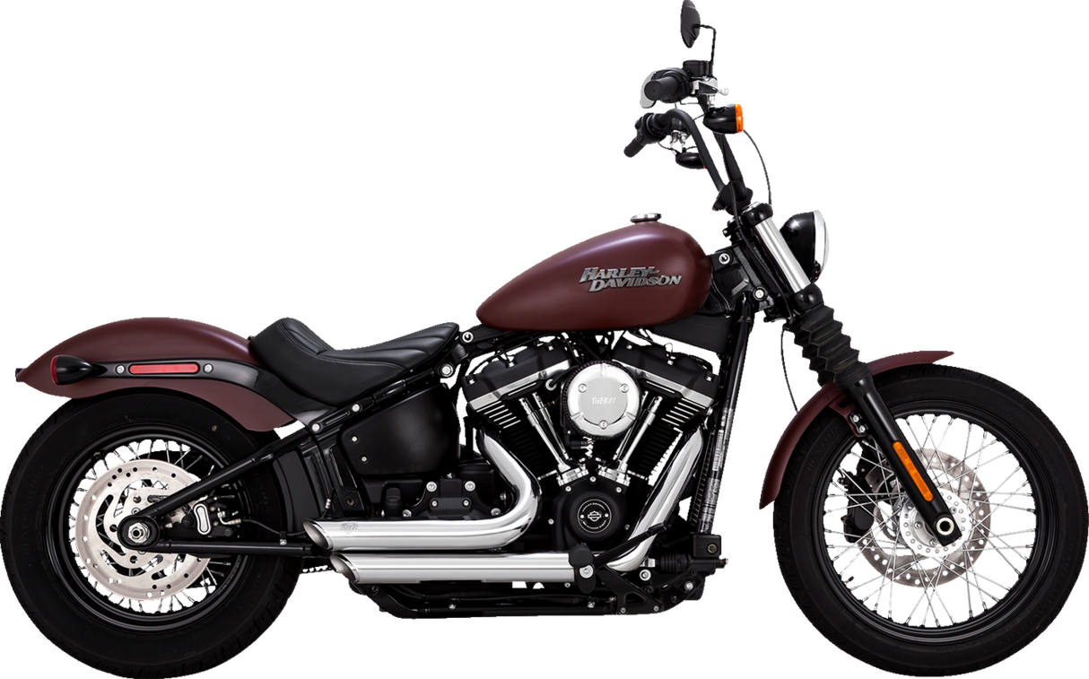 VANCE & HINES Shortshots Staggered Exhaust System - Chrome 17333