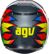 AGV K3 Motorcycle Helmet - Birdy 2.0 - Gray/Yellow/Red - Large 2118381004012L